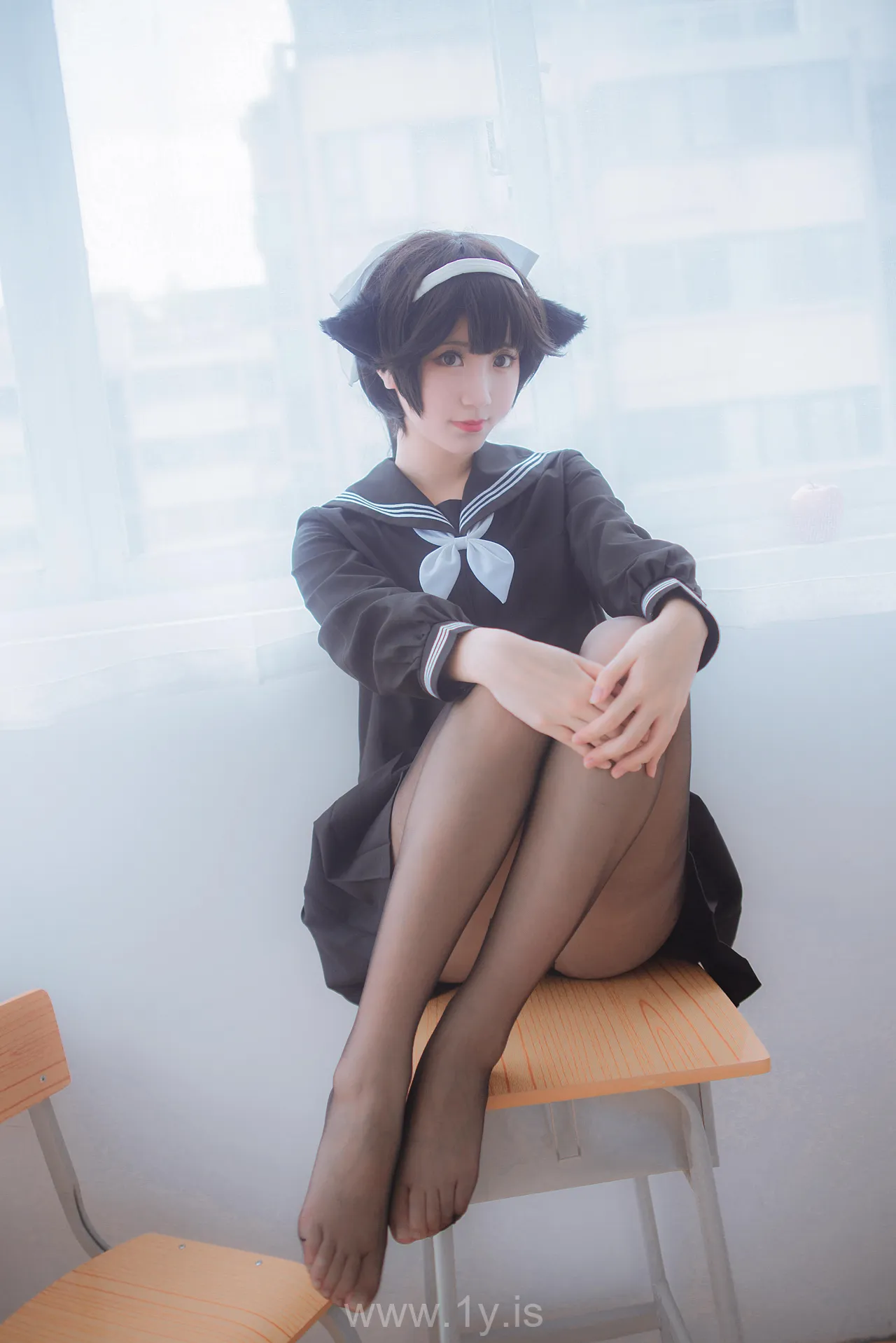 Coser@黑川 NO.005 Delightful Asian Teen 獒犬制服